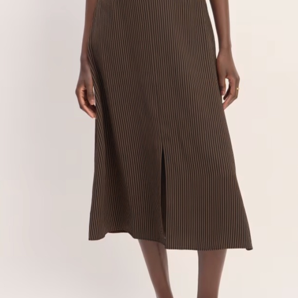 Everlane The Mini Jacquard Stripe Slip Skirt Women's 6 - Picture 2 of 4